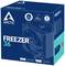 'ARCTIC Freezer 36' CPU-koeler verpakking benadrukt compatibiliteit met AMD en Intel, 0dB-modus, MX-6 thermische pasta, 6 jaar garantie.