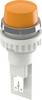 RAFI 1.63.018.001/1402 Standaard signaallamp zonder lamp BA9s Geel 1 stuk(s)
