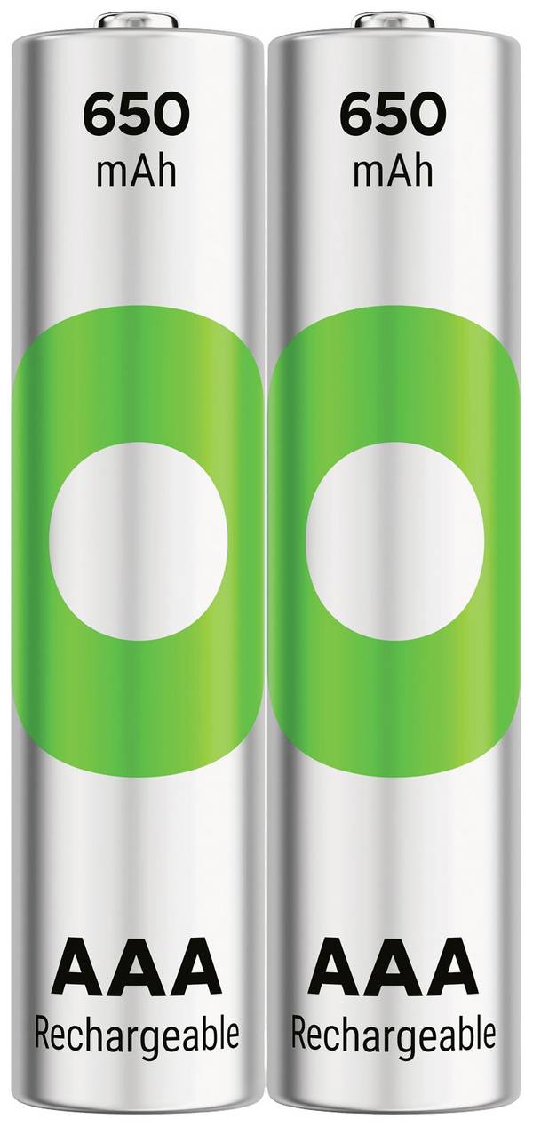 GP ReCyko Oplaadbare AAA batterij (potlood) NiMH 650 mAh 1.2 V 2 stuk(s)