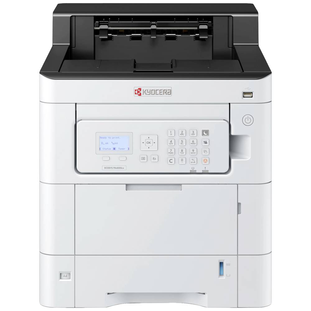 Kyocera ECOSYS PA4000cx Laserprinter (kleur) A4 40 pag.-min. 40 pag.-min. 1200 x 1200 dpi Duplex, LA