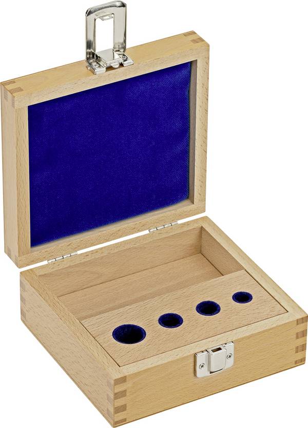 Kern 313-020-100 Houten gewichtetui 313-020-100, voor nominale waarden 1 mg - 50 g, voor klassen E1+E2, voor model knop/compact
