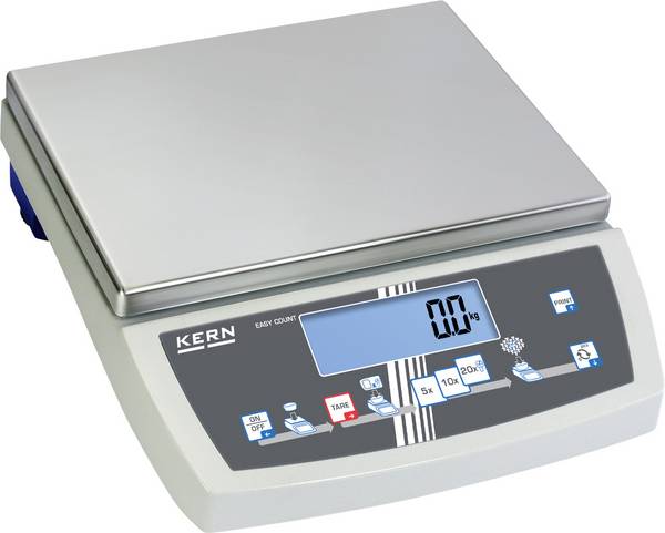 Kern  CKE 36K0.1 Telweegschaal  Weegbereik (max.) 36 kg Resolutie 1 g werkt op stekkernetvoeding Grijs-wit (RAL 9002)