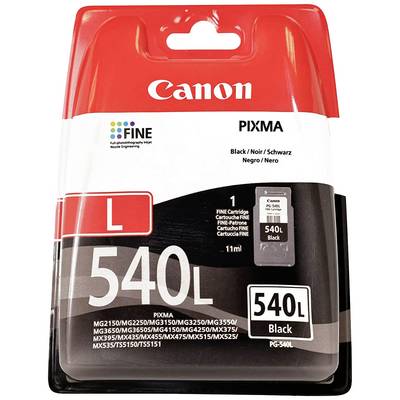 Canonfotopatroonverpakking. Bevat een zwarte patroon Model PG-540L. Compatibel met verschillende PIXMA-modellen.