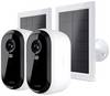 ARLO BUNDLE ESSENTIAL2 2K OUTDOOR CAMERA 2-PACK + 2-SOLAR PANEL VMK3250-100EUS IP-Bewakingscameraset Met 2 camera's 2688 x 1520 Pixel