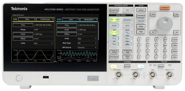 Tektronix AFG31102 Functiegenerator  0.000001 Hz - 100 MHz 2-kanaals