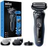 Braun Series 5, 51-B4650cs 51-B4650cs Folie-scheerapparaat Blauw, Zwart