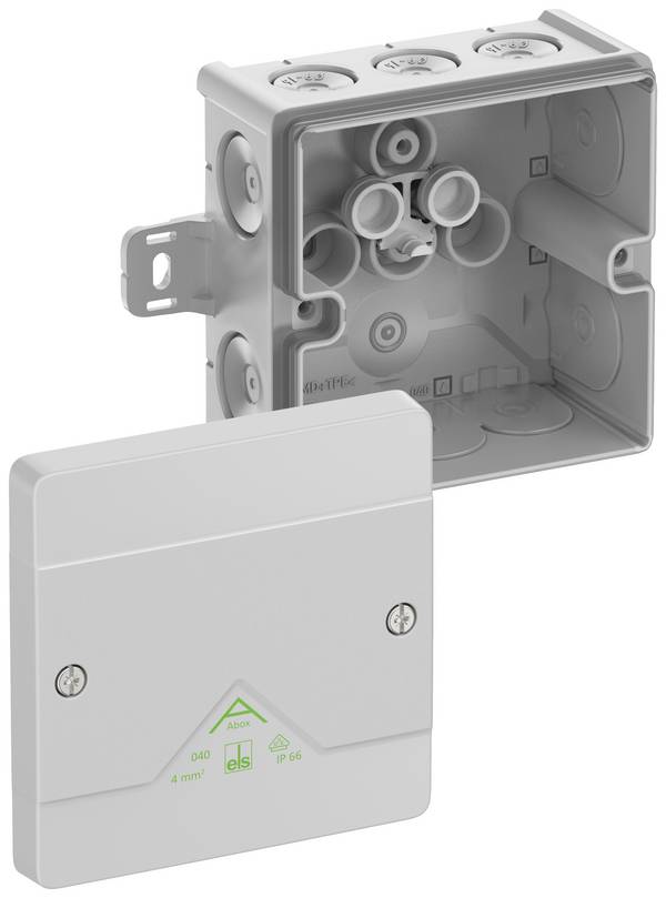Spelsberg Abox 040 AB-L Aftakkast (l x b x h) 102 x 102 x 57 mm Grijs IP66 1 stuk(s)