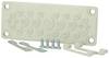 Fibox FMF 25 Kabeldoorvoeringsplaat Met flens Polycarbonaat Grijs-wit (RAL 7035) 1 stuk(s)