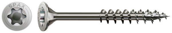 SPAX 0197000600703 R 88091 Senkkopf T-STAR TG Houtschroef 6 mm 70 mm T-STAR plus RVS A2 100 stuk(s)