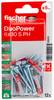 Fischer 535479 DuoPower 6 x 30 S PH K NV Plug 30 mm 6 mm 1 set(s)
