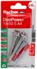 Fischer 535488 DuoPower 10 x 50 S A4 K NV Pluggenset 50 mm 10 mm 1 set(s)