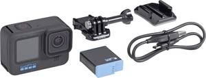 Conrad GoPro HERO10 Black Actioncam Touchscreen, WiFi, GPS, Beeldstabilisering, Time-lapse, Slow motion / Time lapse, Slow moti... aanbieding