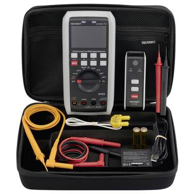 VOLTCRAFT;VC925 PV;Fotovoltaïsche multimeter;Digitaal;Sproeidicht (IP65);CAT III 1500 V, CAT IV 1000 V;Weergave (counts)-5