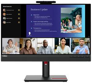 Conrad Lenovo ThinkVision T24v-30 LED-monitor Energielabel E (A - G) 61 cm (24 inch) 1920 x 1080 Pixel 16:9 6 ms VGA, HDMI, Dis... aanbieding