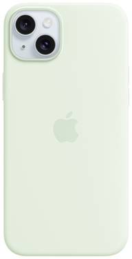 Apple Silicon Case MagSafe Backcover Apple iPhone 15 Plus Lichtmunt Inductieve lading, Stootbestendig