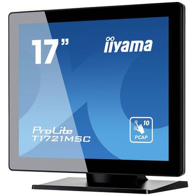 17 inch iiyama ProLite T1721MSC touchscreen-monitor met PCAP-technologie, geschikt voor interactieve toepassingen.