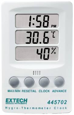 Extech 445702 445702 Thermo- en hygrometer Wit