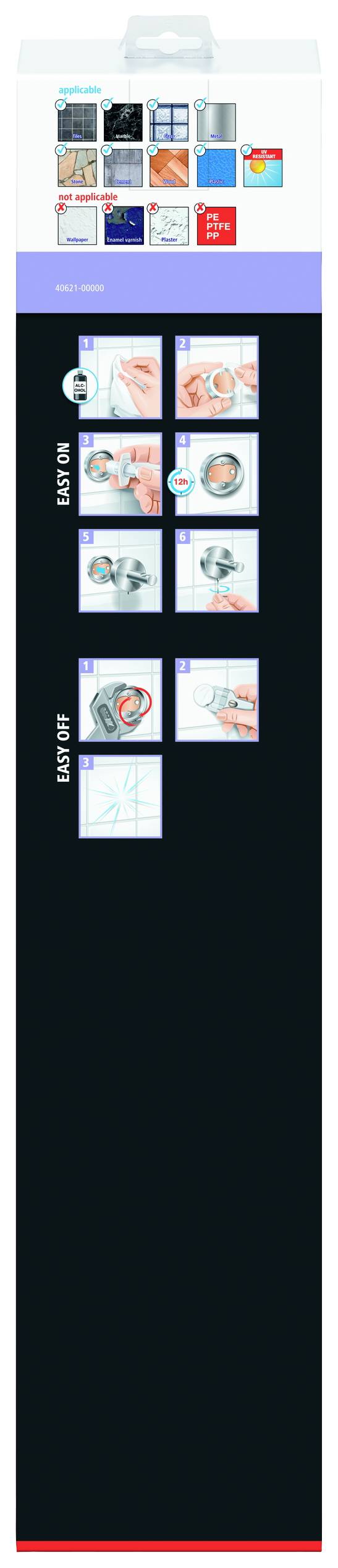 'Een lange verticale blok met symbolische afbeeldingen en diagrammen. Bovenaan zijn gekleurde symbolen, daaronder diagrammen met technische tekeningen.'