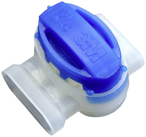 3M 314  Aansluiting Flexibel: 0.5-1.5 mm² Massief: 0.5-1.5 mm² Aantal polen: 3 50 stuk(s) Blauw