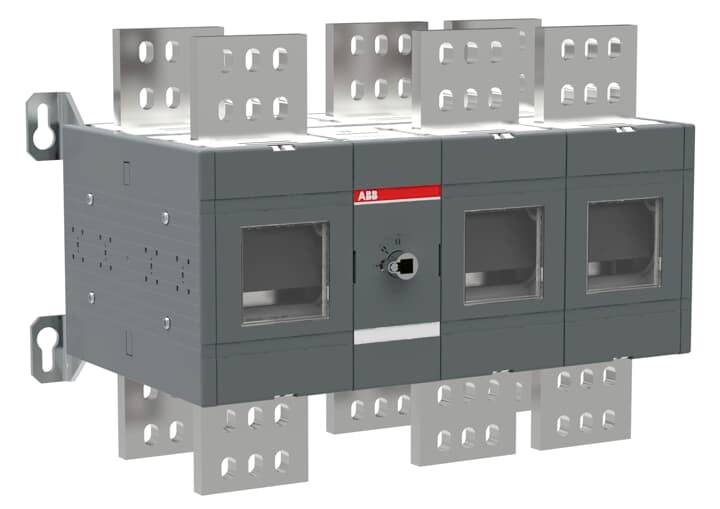 ABB OT2000E12C Omkeerschakelaar 2000 A 1000 V Zwart 1 stuk(s) Piece