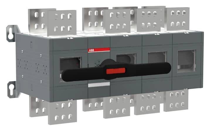 ABB OT2000E13CP Omkeerschakelaar 2000 A 1000 V Zwart 1 stuk(s) Single