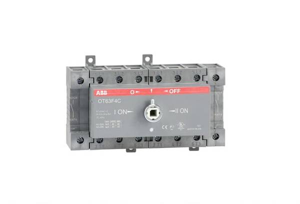 ABB OT63F4C Omkeerschakelaar Vergrendelbaar 63 A 750 V Zwart 1 stuk(s) Piece
