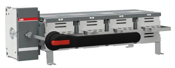 ABB OT2500EM04W4P Lastscheidingsschakelaar 1000 V Zwart 1 stuk(s)