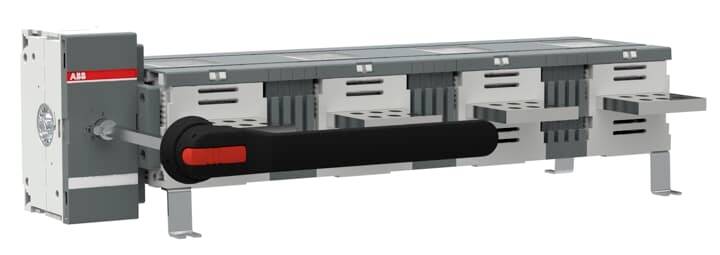 ABB OT2500EM04W8P Lastscheidingsschakelaar 1000 V Zwart 1 stuk(s)