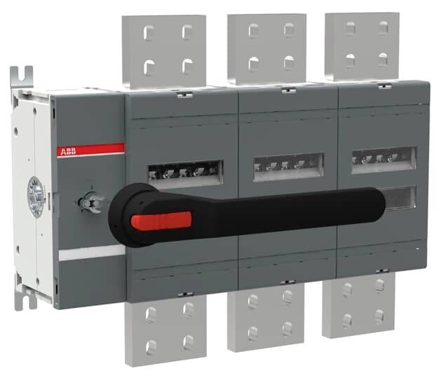 ABB OT3200E03P Lastscheidingsschakelaar 1000 V Zwart 1 stuk(s)
