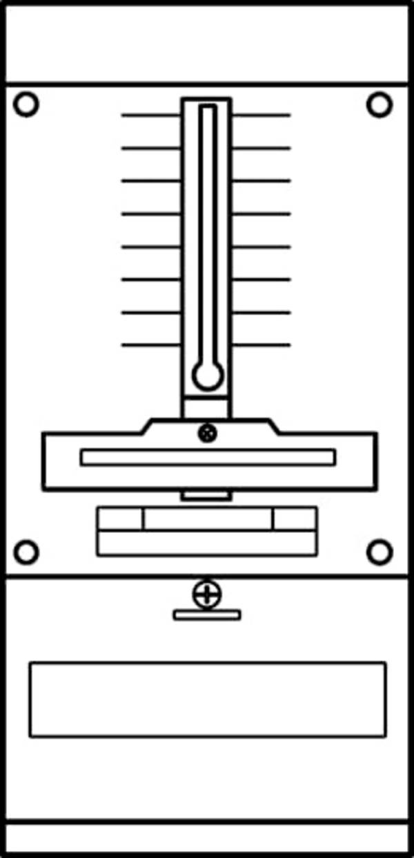 Striebel & John 2CPX043751R9999 SZF500 Groepenkast Bevestigingsrail (DIN-rail) Aantal groepen: 12 Aantal rijen: 0 Inhoud: 1 stuk(s)