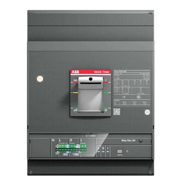 ABB XT6S 800 EKIP DIP Vermogensschakelaar 1 stuk(s) Instelbereik (stroomsterkte): 800 - 8000 A Schakelspanning (max.): 220 V/AC, 690 V/AC