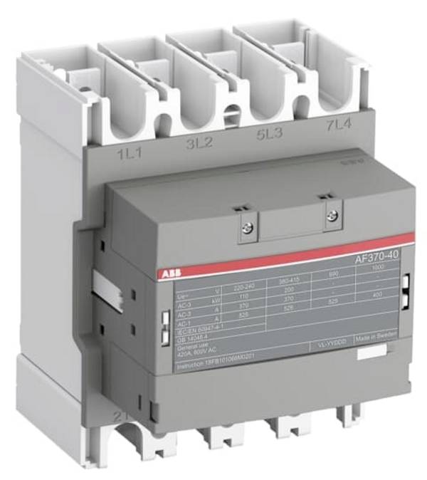 ABB AF370-40-00-12 Contactor 4x NO 200 kW 1 stuk(s)