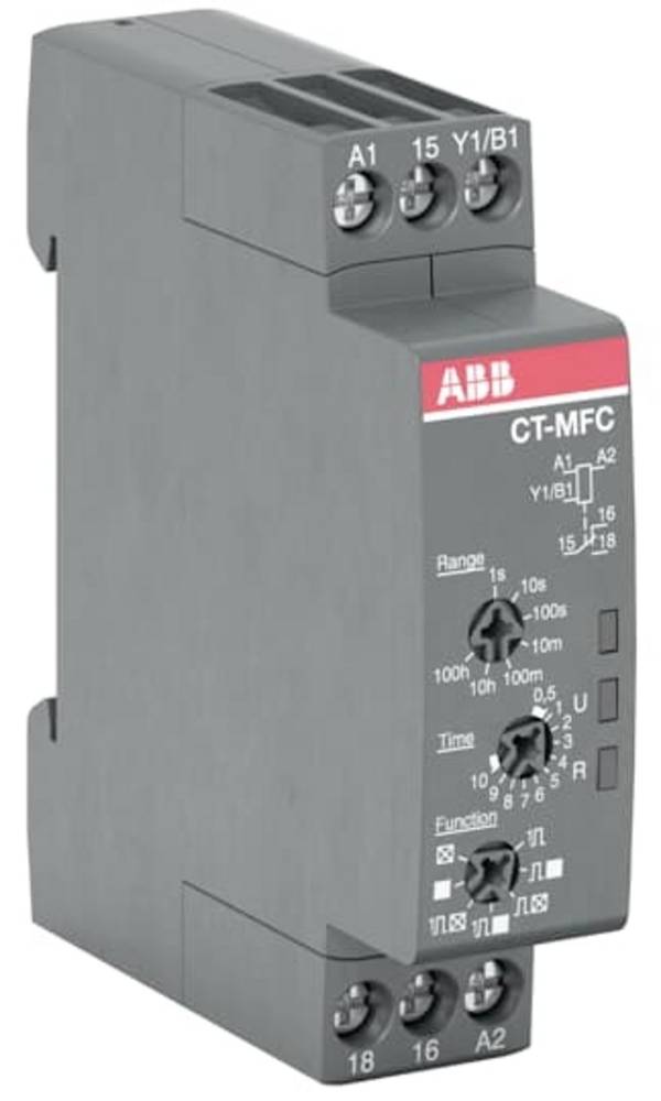 ABB 1SVR508020R0000 CT-MFC.12 Tijdrelais Multifunctioneel 1 stuk(s) Tijdsduur: 0.05 - 360000 s