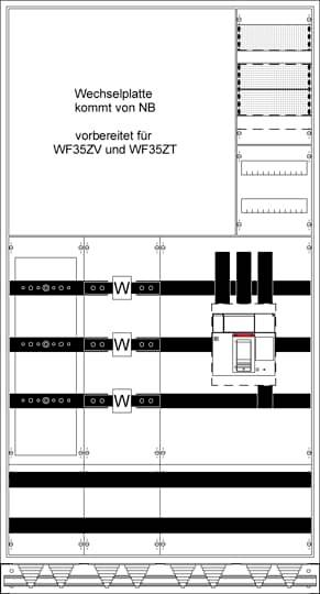 Striebel & John WX42K2S Schakelkast 400 x 1050 x 1950 x 400 Plaatstaal 1 stuk(s)