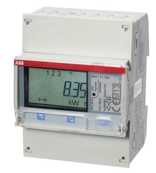 ABB B24 111-100 2CMA100177R1000 Meettransformatormeter Digitaal 6 A Conform MID: Ja 1 stuk(s)