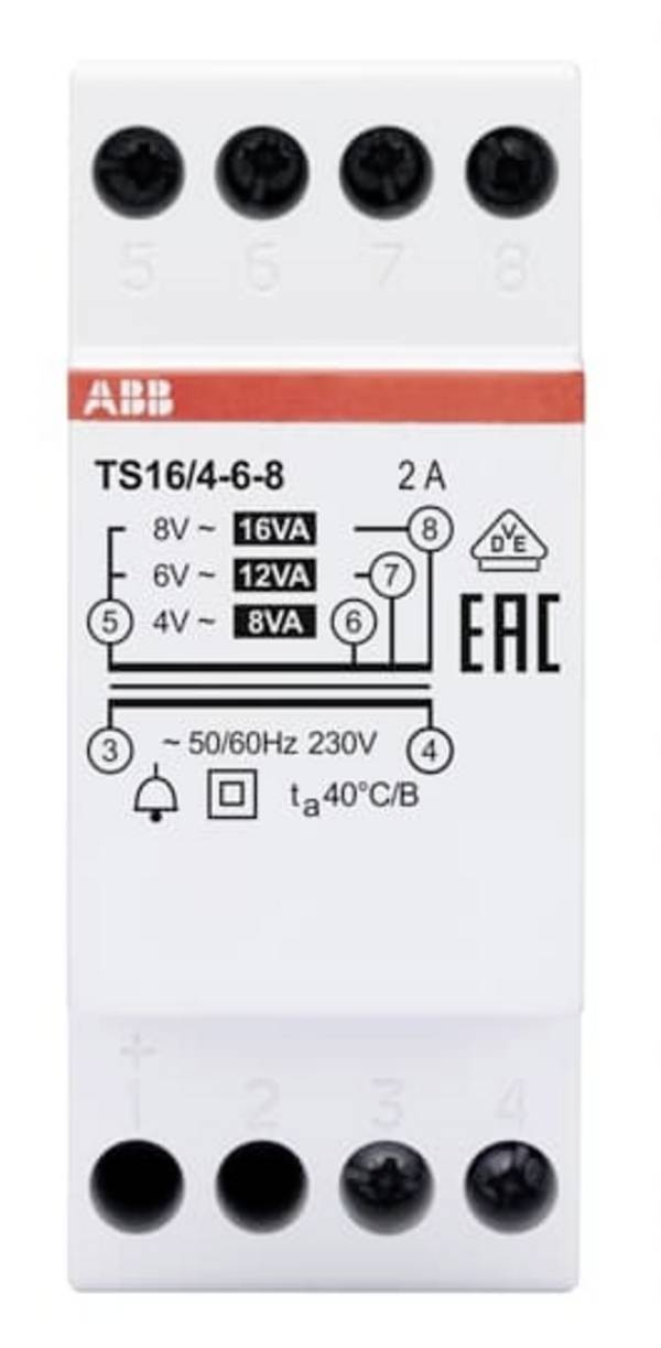 ABB 2CSM228655R0812 Beltransformator 4 V, 6 V, 8 V 4 A