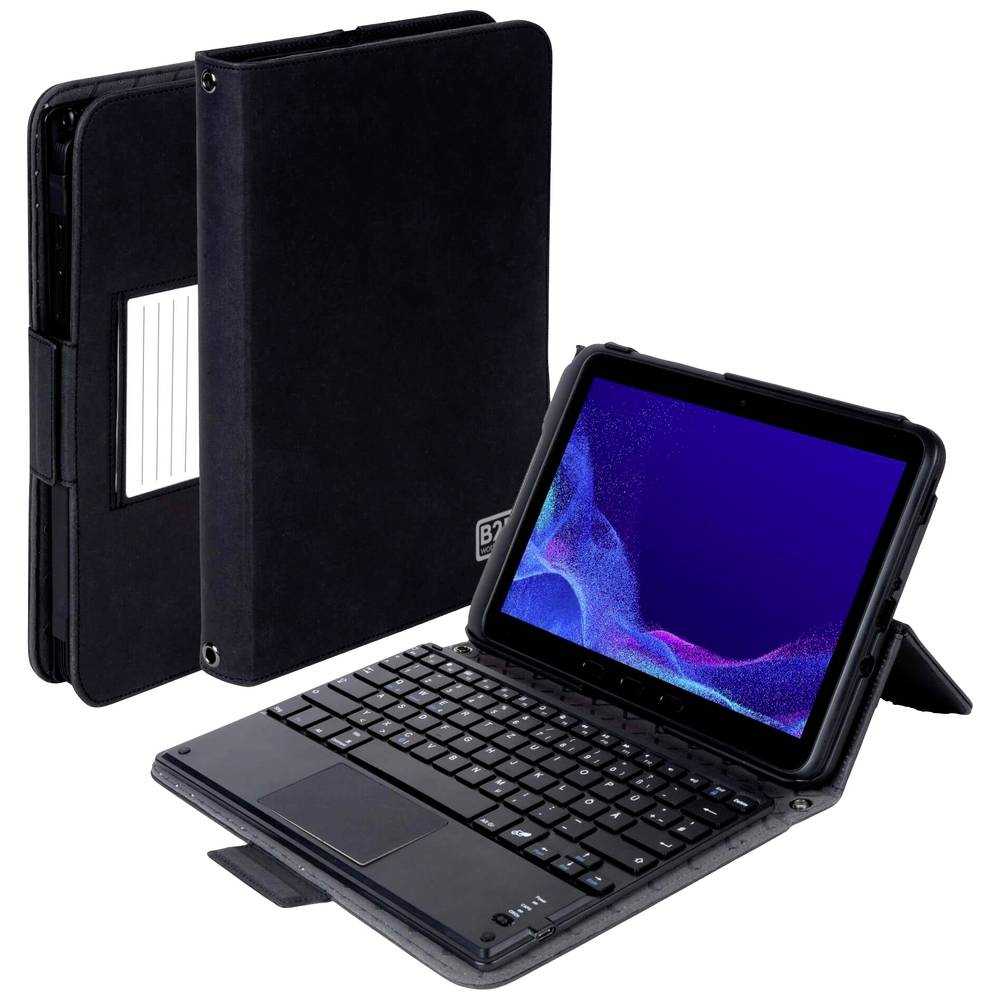 B2Bworkplace Verde Tablettoetsenbord met BookCover Geschikt voor merk (tablet): Samsung Galaxy Tab Active