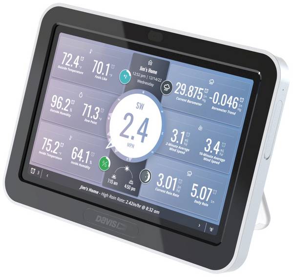 Davis Instruments Weatherlink Touch Console 6313EU Draadloos weerstation Aantal sensoren max.: 80