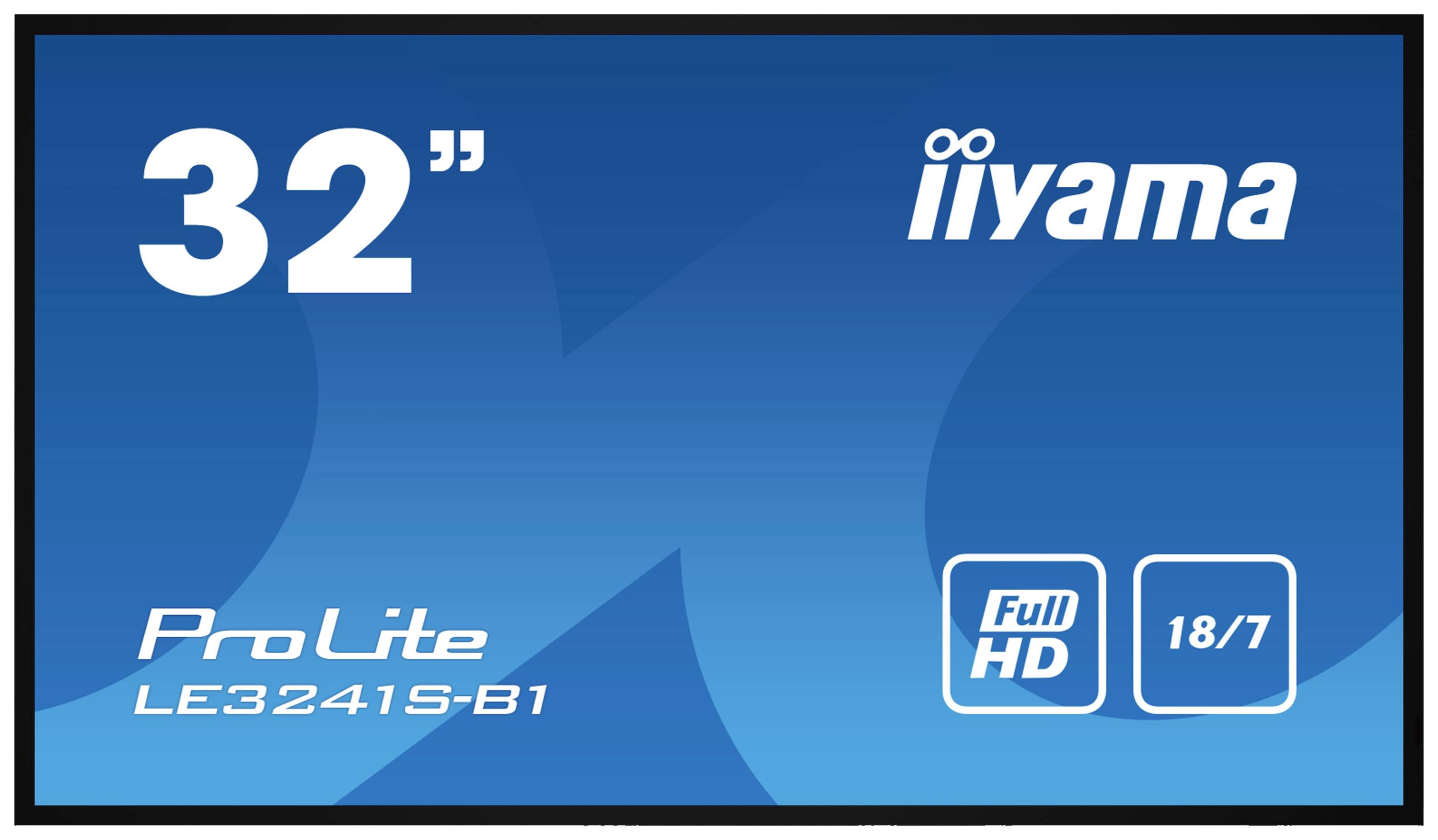 Iiyama ProLite LE3241S-B1 LCD-monitor Energielabel G (A - G) 80 cm (31.5 inch) 1920 x 1080 Pixel 16:9 8 ms RJ45 IPS LCD