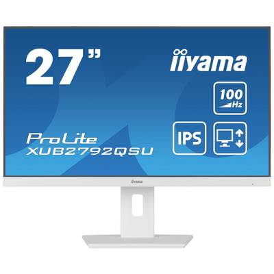 Iiyama ProLite XUB2792QSU-W6 LCD-monitor Energielabel F (A - G) 68.6 cm (27 inch) 2560 x 1440 Pixel 16:9 0.4 ms HDMI, Di