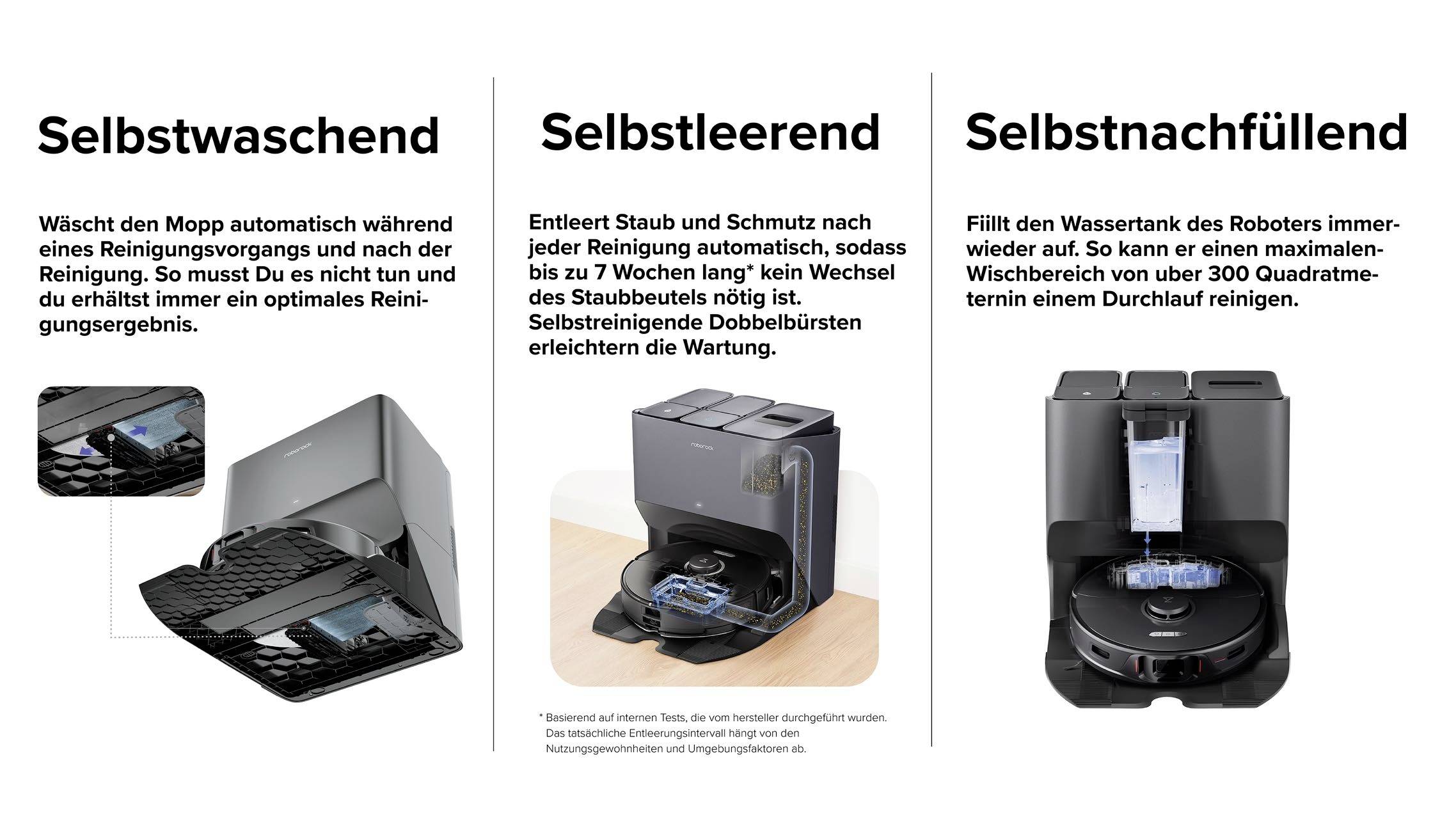 Xiaomi S8 Pro Ultra Dweil- en zuigrobot Zwart-11