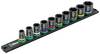 Wera 9607 Nuss-Magnetleiste B Impaktor 1 05005451001 Dopsleutelset Metrisch 3/8" 11-delig