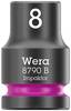 Wera 8790 B Impaktor 05005500001 Dop (zeskant) Dopsleutelinzetstuk 8 mm 3/8" 1 stuks 3/8"
