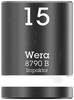 Wera 8790 B Impaktor 05005506001 Dop (zeskant) Dopsleutelinzetstuk 15 mm 3/8" 1 stuks 3/8"