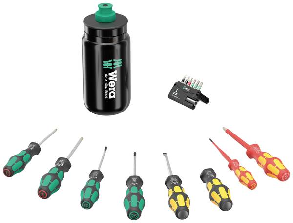 Wera 05100028001 Schroevendraaierset Universeel 17-delig Kruiskop Phillips, Kruiskop Pozidriv, Plat, Torx