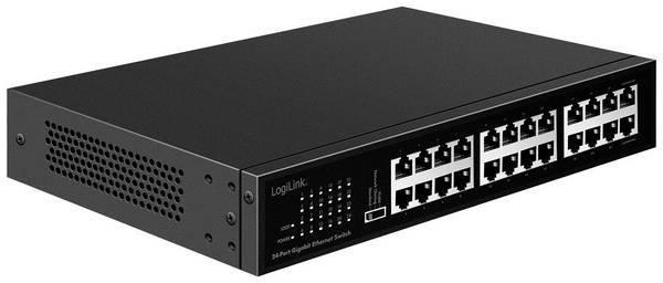LogiLink NS1324 NS1324 19" netwerk switch 24 poorten 48 Gbit/s