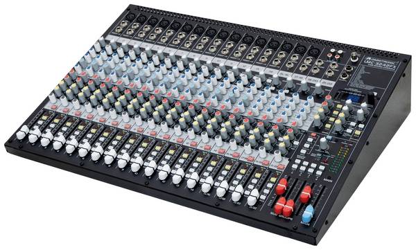 Omnitronic LMC-3242FX Console-mengpaneel Aantal kanalen:18 USB-aansluiting