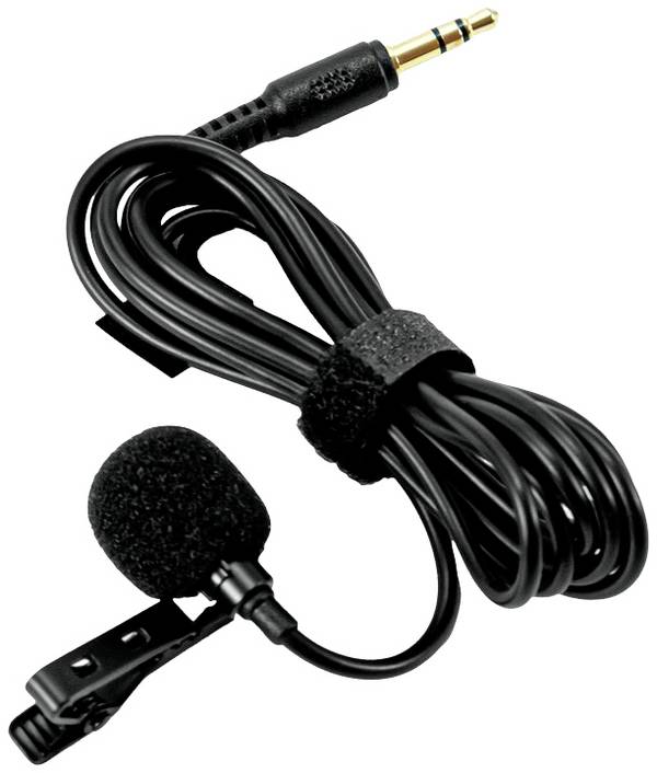 Dasspeld Spraakmicrofoon Omnitronic FAS Lavaliermikrofon Zendmethode:Analoog Incl. klem