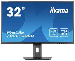 Conrad Iiyama ProLite XB3270QSU-B1 LED-monitor Energielabel E (A - G) 80 cm (31.5 inch) 2560 x 1440 Pixel 16:9 3 ms HDMI, Displ... aanbieding