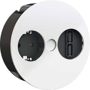 Conrad Bachmann 931231 Stekkerdoos Wit 1 stuk(s) aanbieding